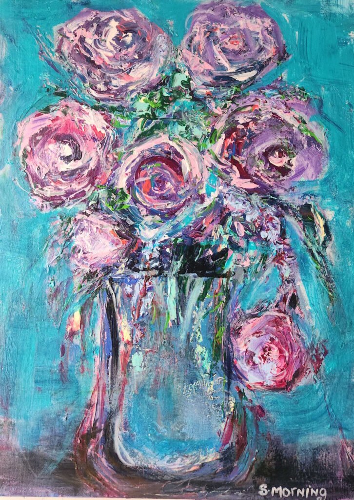 Cerulean  Blue Roses