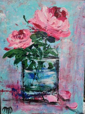 Two Perfect Roses (Sold)