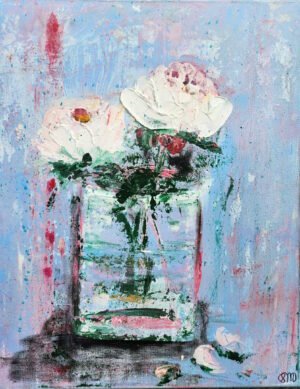 Two White Roses