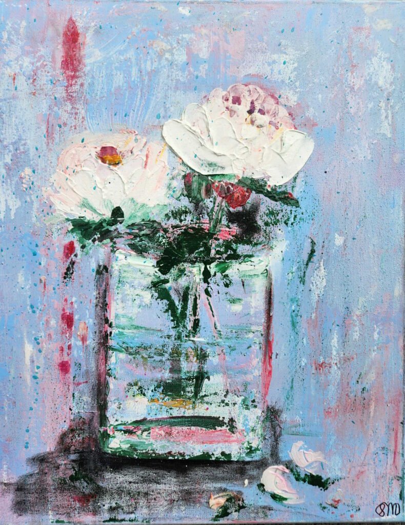Two White Roses